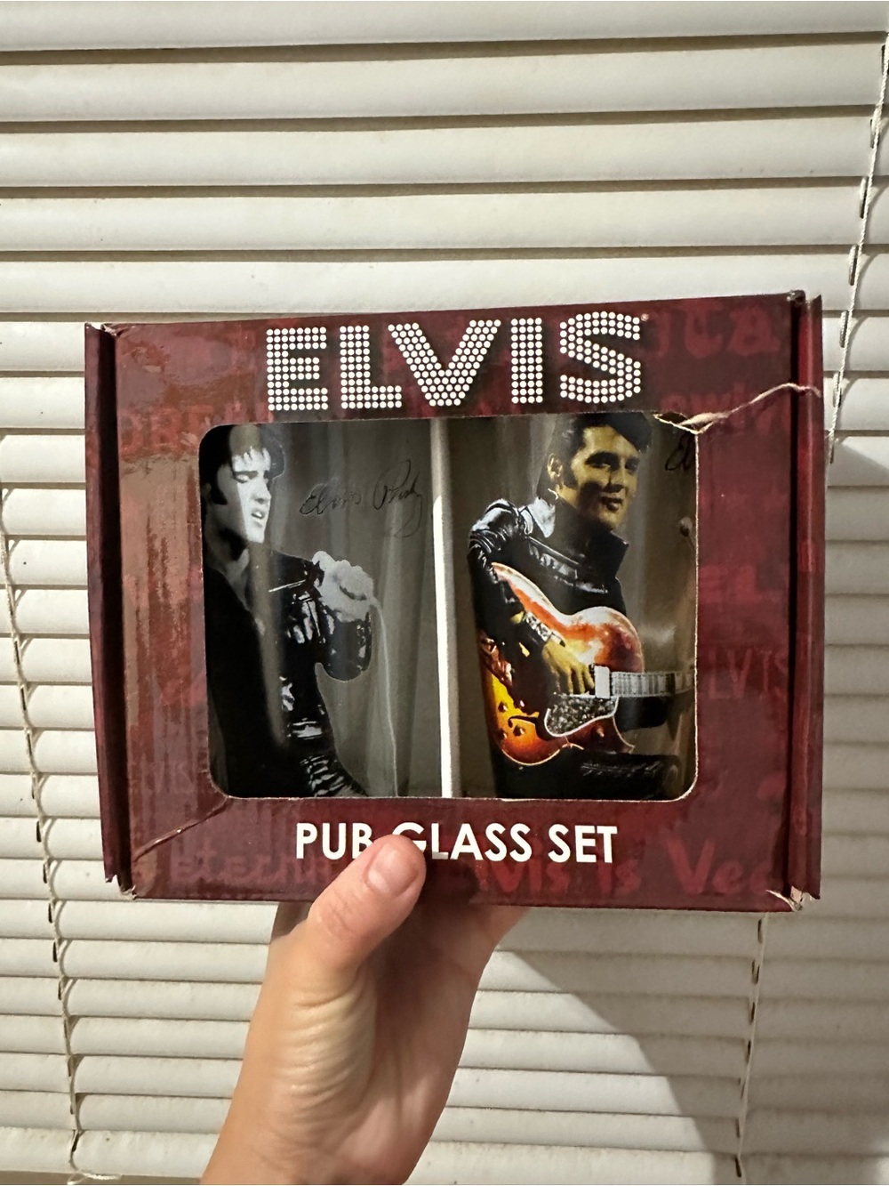 Elvis Presley pub Glass Set